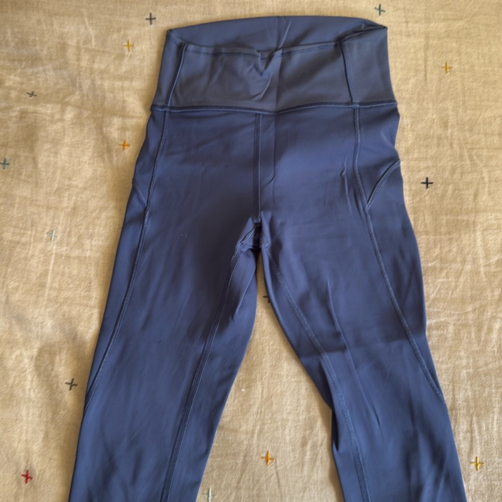 lululemon blue leggings size small